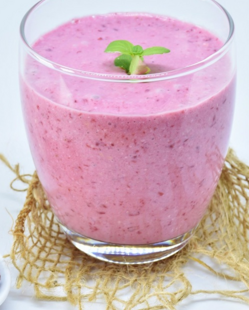 Humana Rezept Himbeer Milchshake